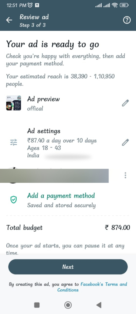 WhatsApp Business Meta Ads on Facebook