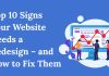 Top 10 Signs Your Website Needs a Redesign – And How to Fix Them