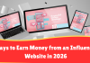 9 Ways to Earn Money from an Influencer Website in 2026