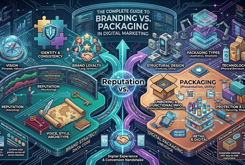 Difference Between Branding and Packaging in Digital Marketing with Examples (Complete Guide)
