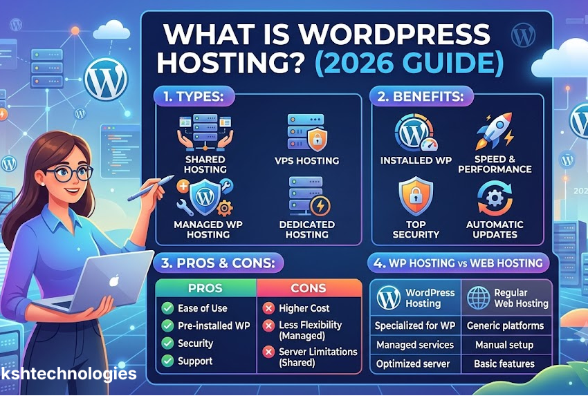 What Is WordPress Hosting? Types, Benefits, Pros & Cons + WordPress Hosting vs Web Hosting