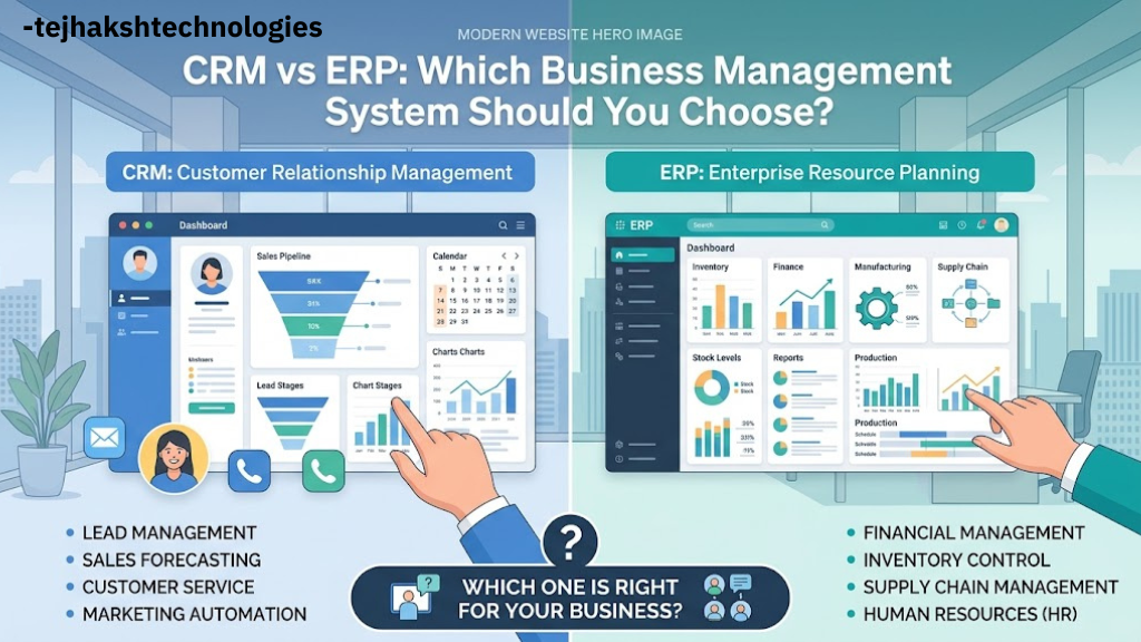 CRM and ERP: Which Business Management System Should You Choose?