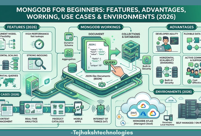MongoDB for Beginners: Features, Advantages, Working, Use Cases & Environments (2026)