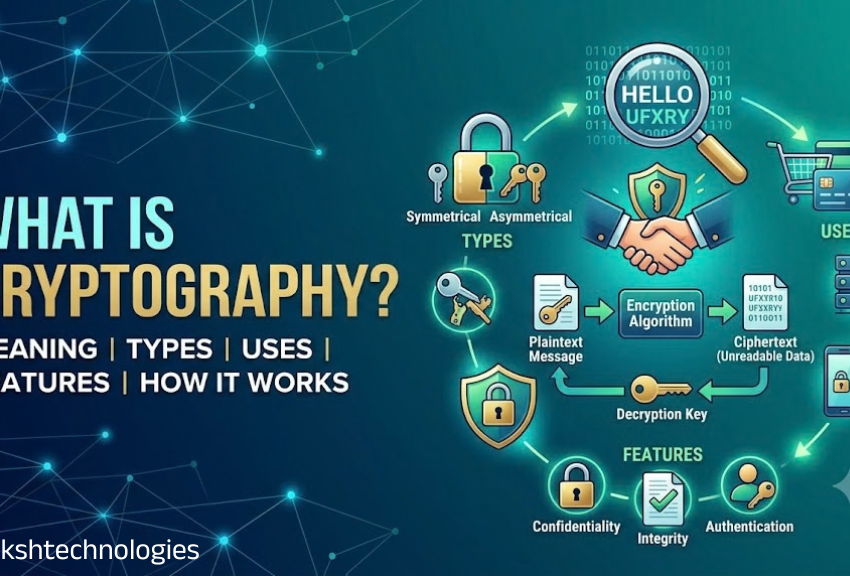 What Is Cryptography? Meaning, Types, Uses, Features and How It Works