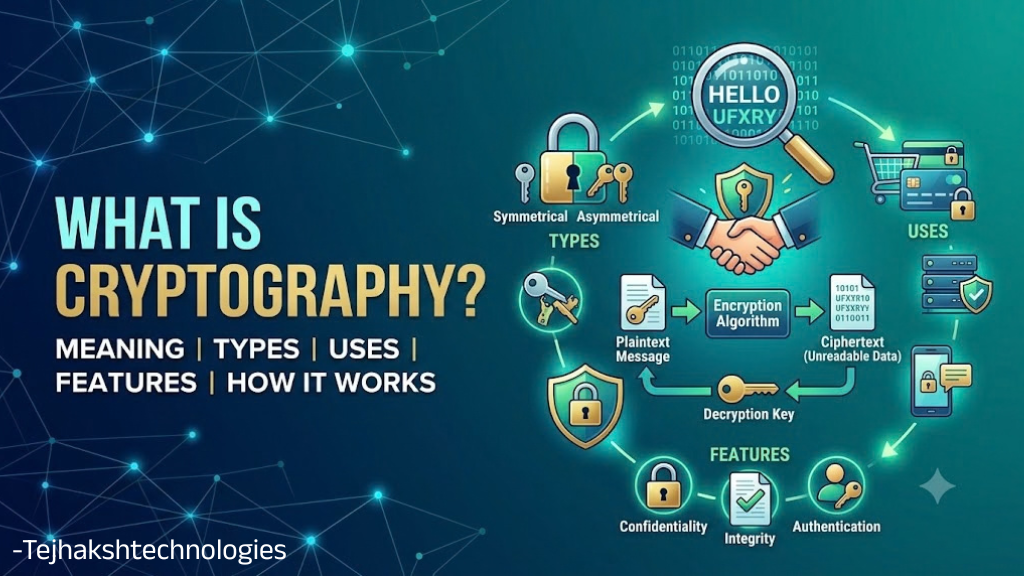 What Is Cryptography? Meaning, Types, Uses, Features and How It Works