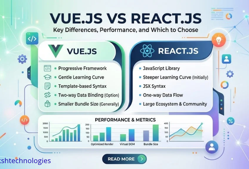 Vue.js vs React.js: Key Differences, Performance, and Which to Choose