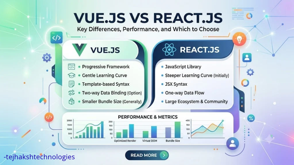 Vue.js vs React.js: Key Differences, Performance, and Which to Choose