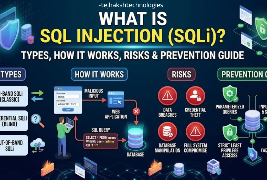 What Is SQL Injection (SQLi)? Types, How It Works, Risks & Prevention Guide