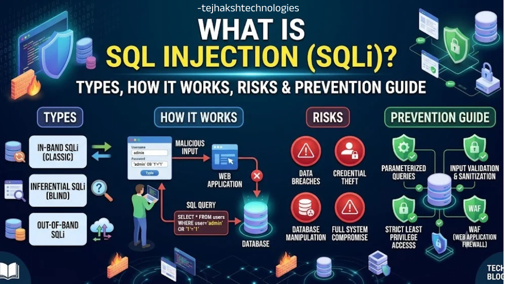 What Is SQL Injection (SQLi)? Types, How It Works, Risks & Prevention Guide