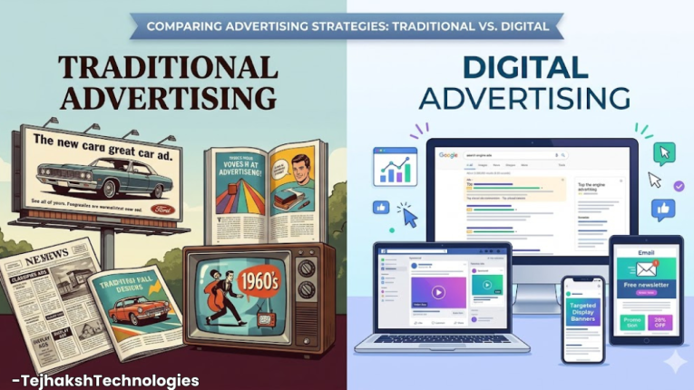 What is Digital Advertising vs. Traditional Advertising