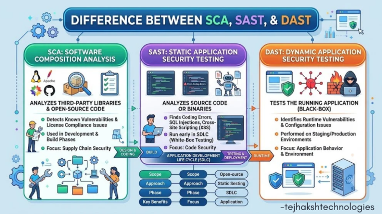 SCA vs SAST vs DAST