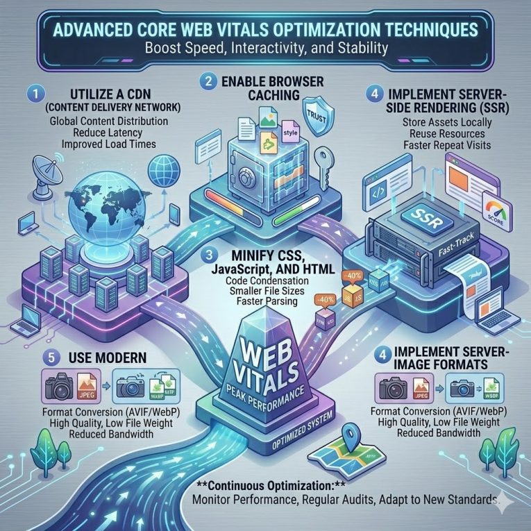 What is core web vitals? and Advanced Core Web Vitals Optimization Techniques