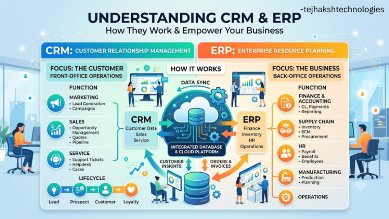 What is CRM and ERP System? and how it's Work